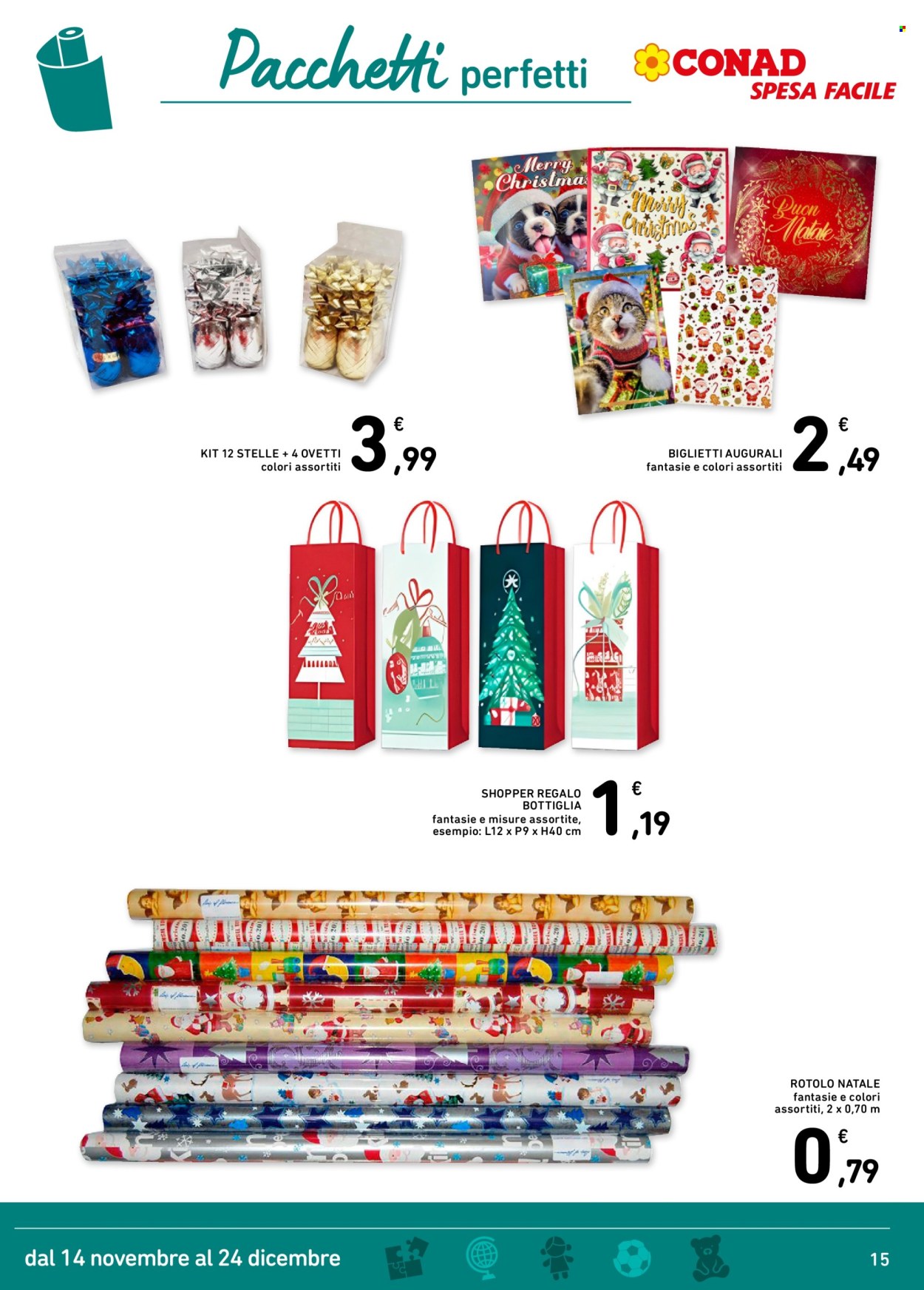 Volantino Spesa Facile Conad - 14/11/2025 - 24/12/2025. Pagina 15