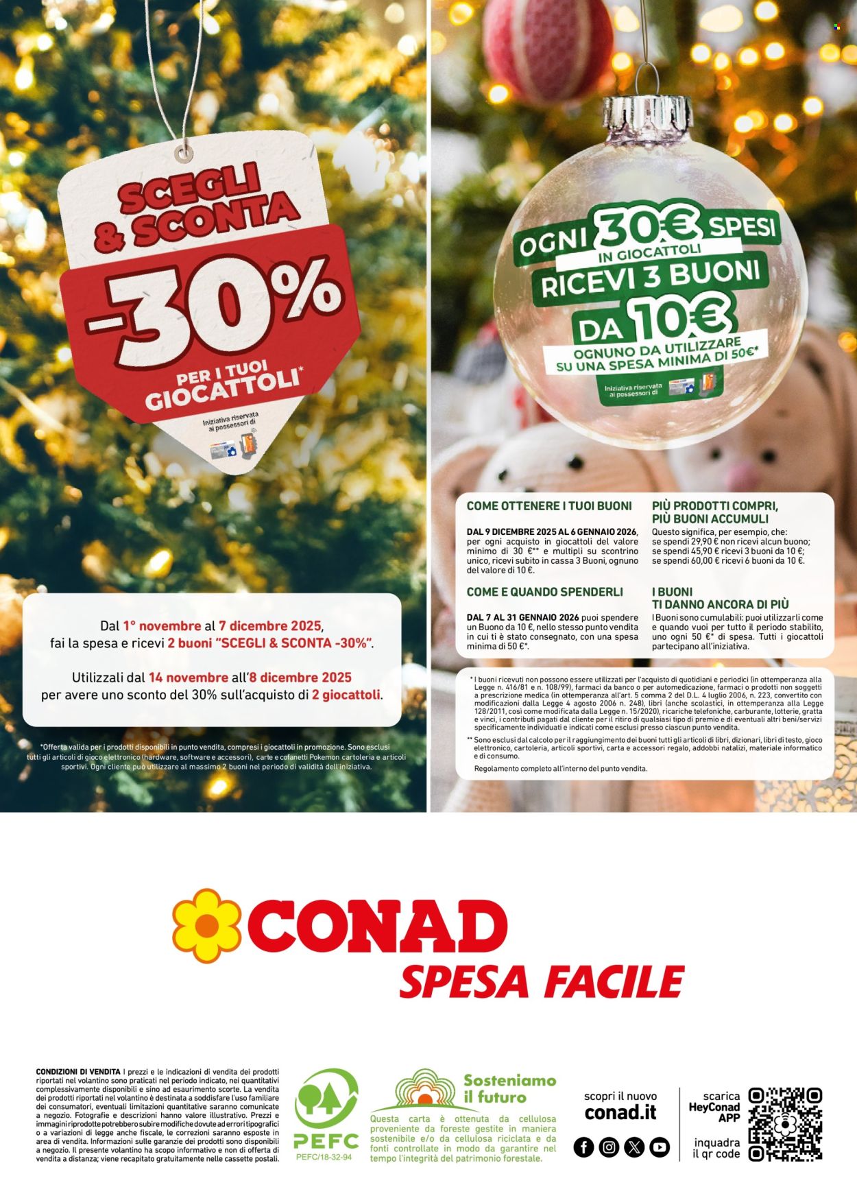 Volantino Spesa Facile Conad - 14/11/2025 - 24/12/2025. Pagina 16