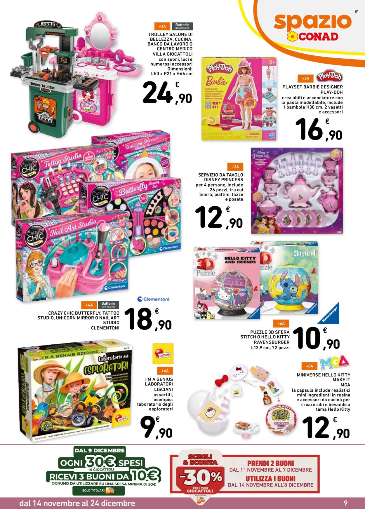 Volantino Spazio Conad - 14/11/2025 - 24/12/2025. Pagina 9