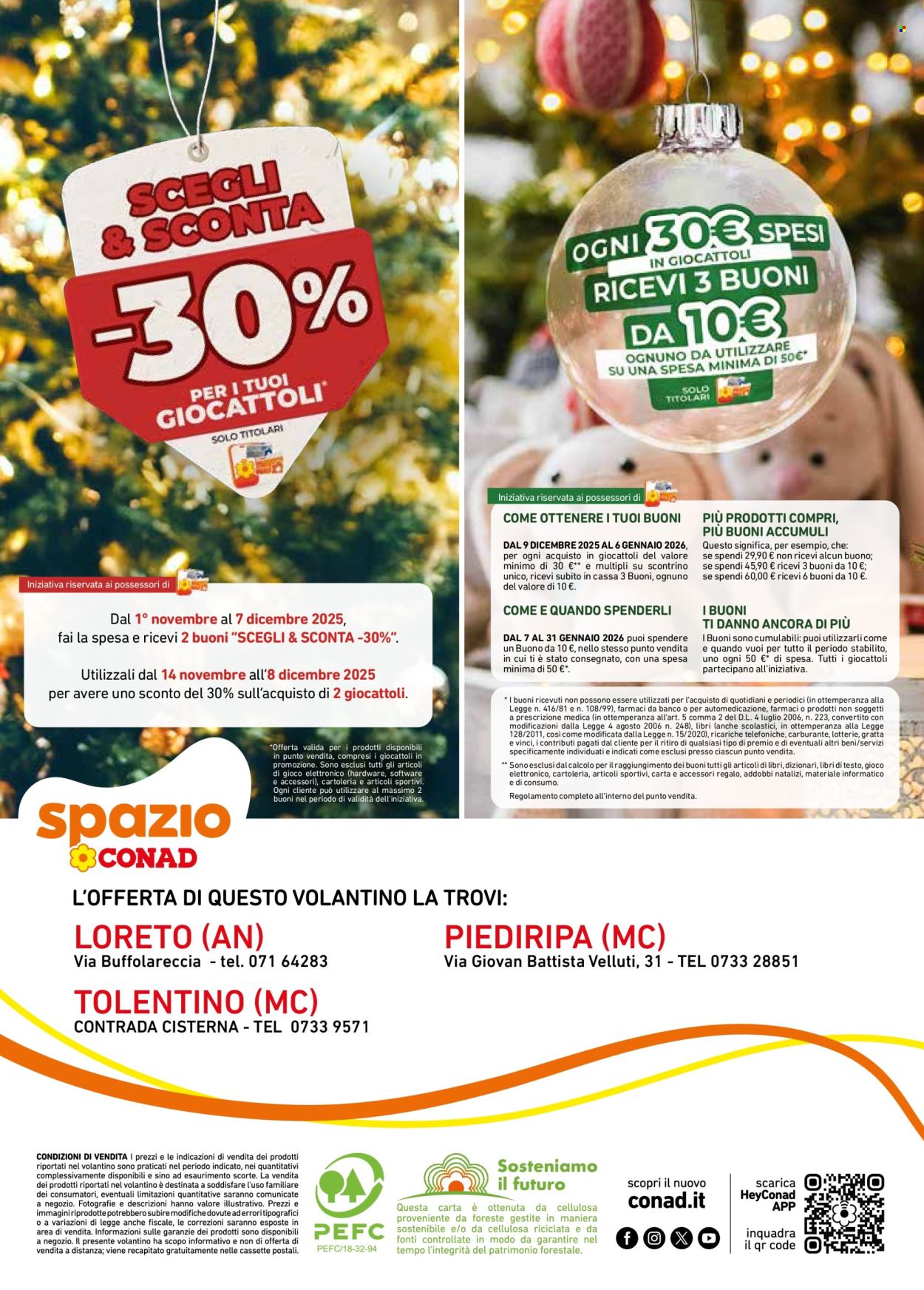 Volantino Spazio Conad - 14/11/2025 - 24/12/2025. Pagina 16