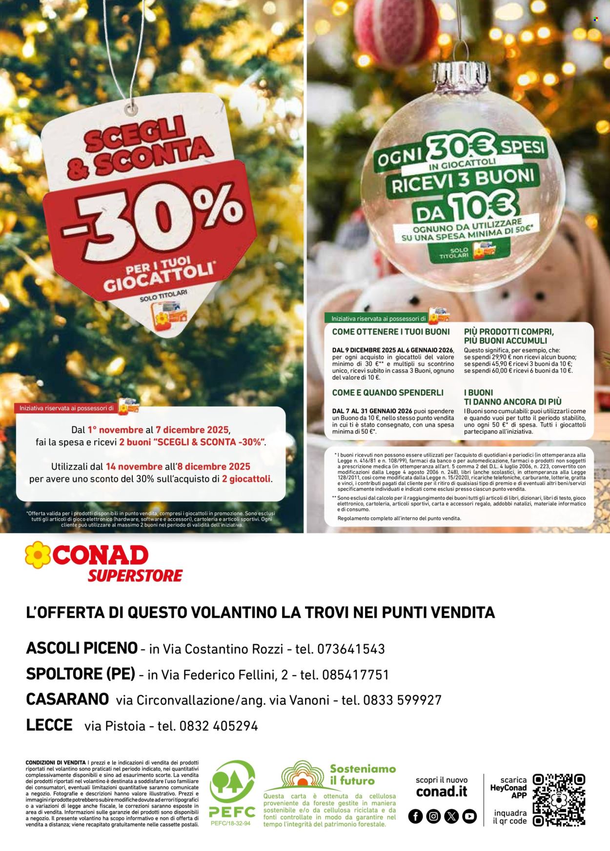 Volantino Conad Superstore - 14/11/2025 - 24/12/2025. Pagina 16