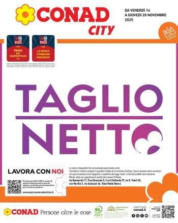 Volantino Conad City - 14/11/2025 - 20/11/2025.