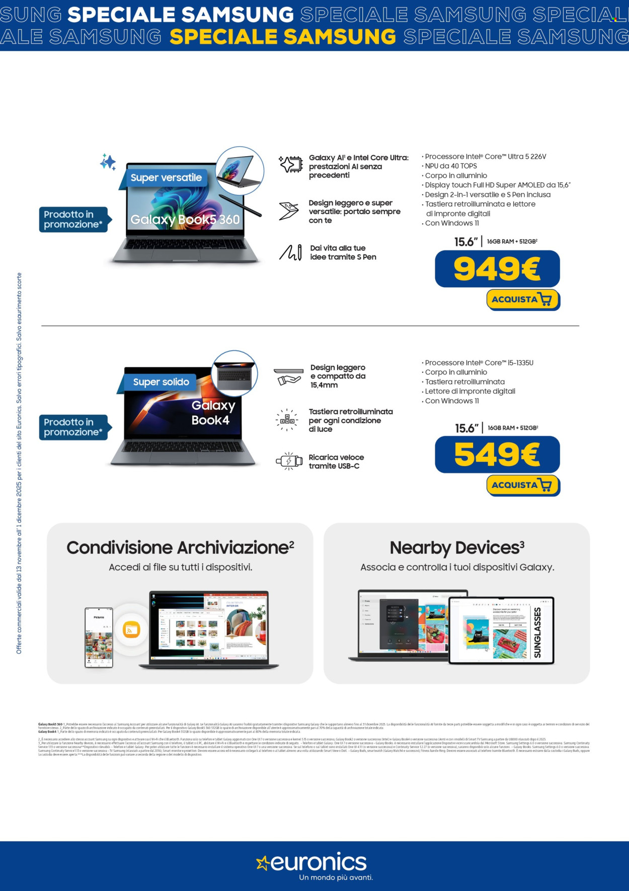 Volantino Euronics - 13/11/2025 - 1/12/2025. Pagina 3