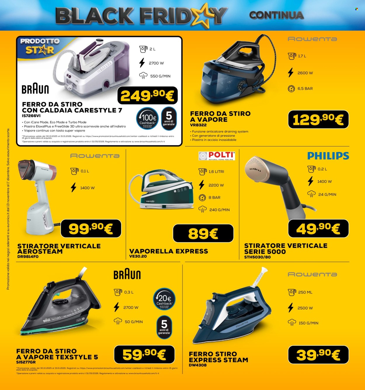 Volantino Euronics - 13/11/2025 - 1/12/2025. Pagina 39