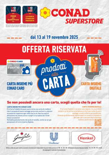 Volantino Conad Superstore - 13/11/2025 - 19/11/2025.