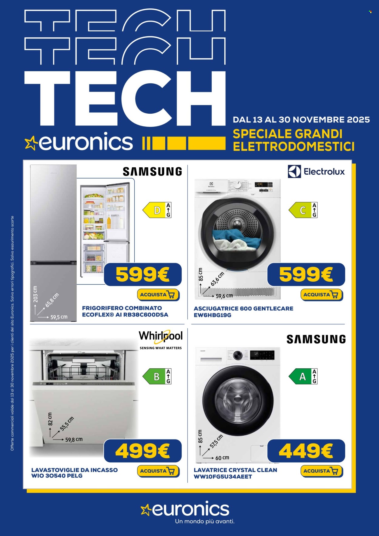 Volantino Euronics - 13/11/2025 - 30/11/2025. Pagina 1