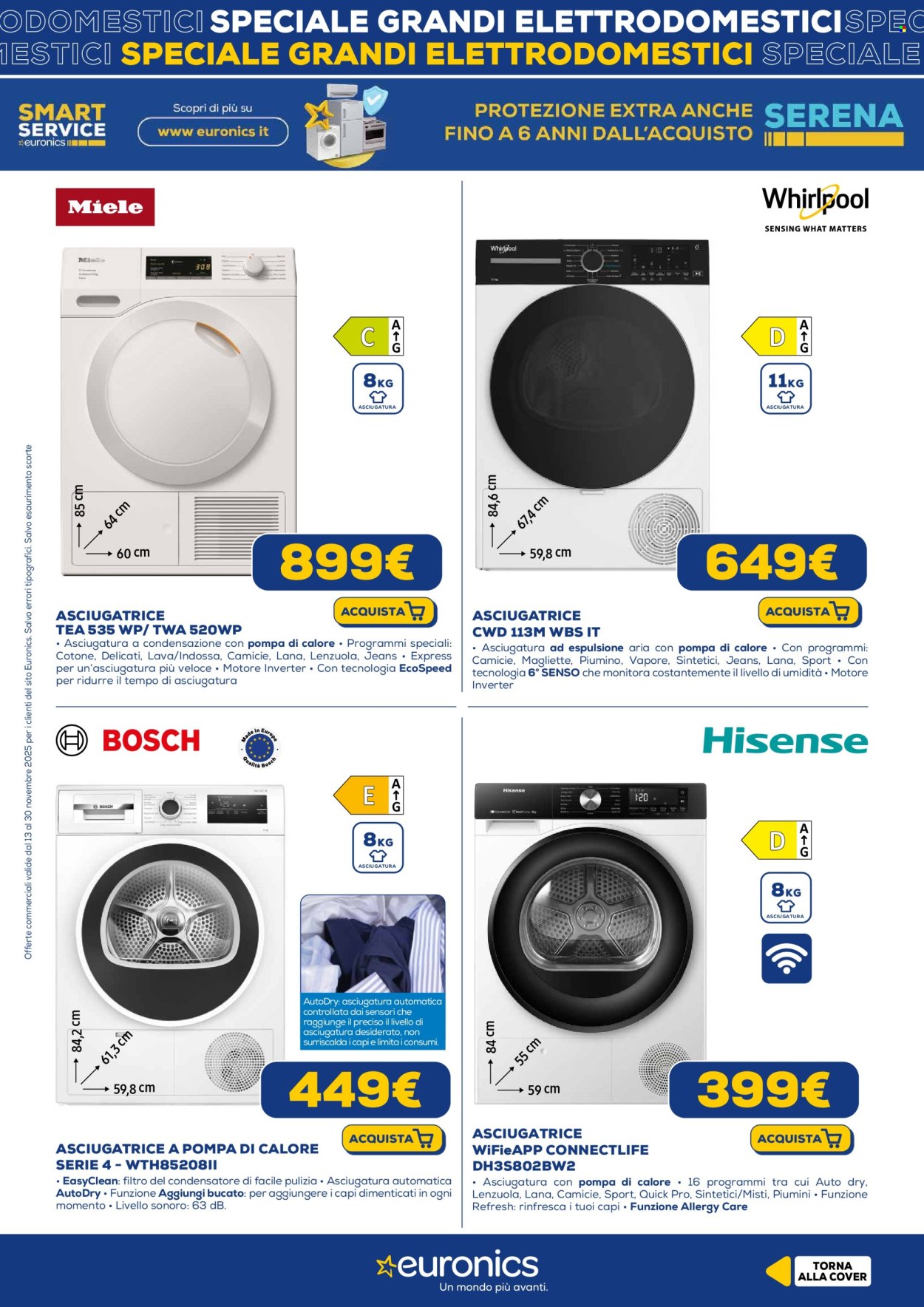Volantino Euronics - 13/11/2025 - 30/11/2025. Pagina 4