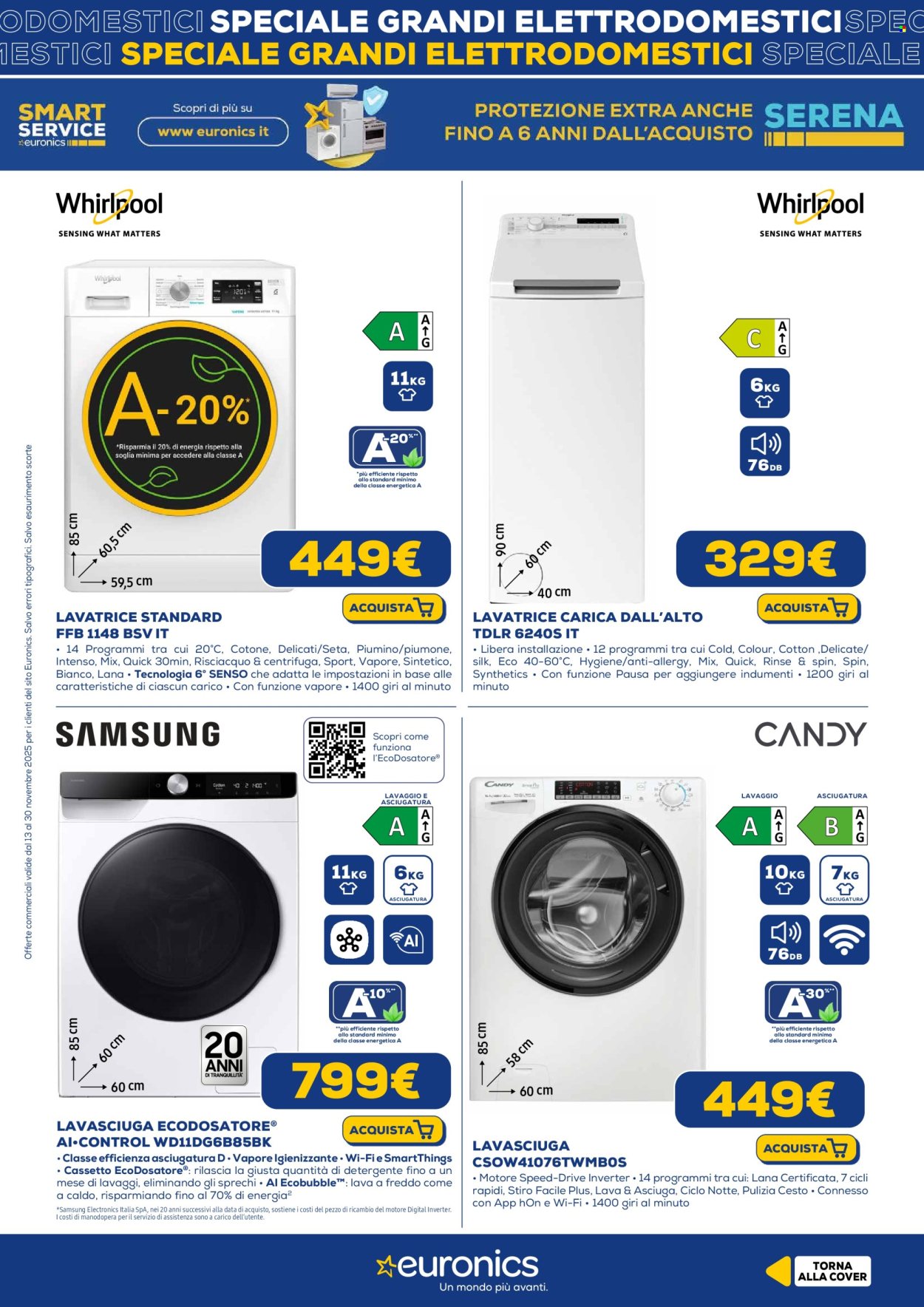 Volantino Euronics - 13/11/2025 - 30/11/2025. Pagina 8
