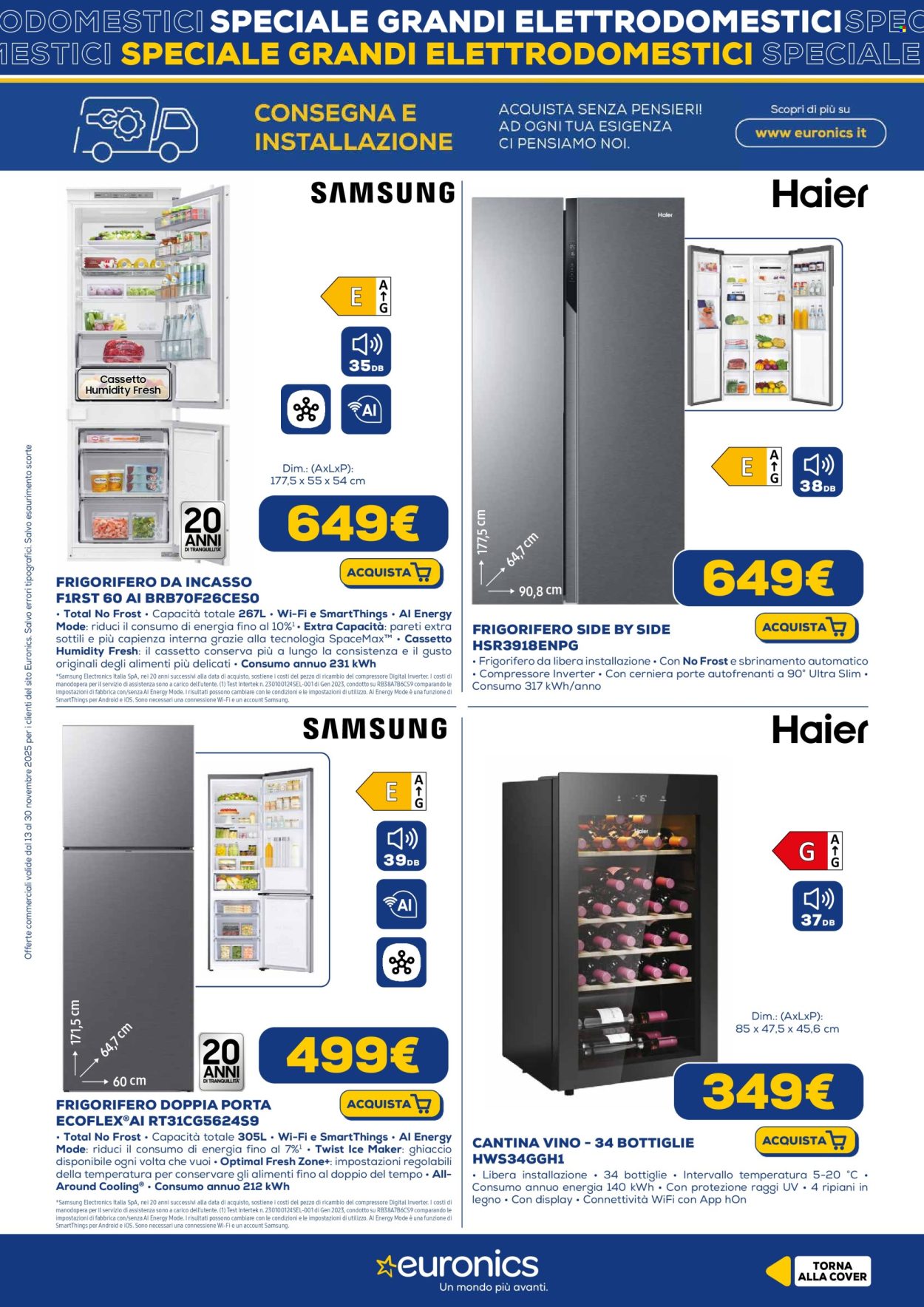 Volantino Euronics - 13/11/2025 - 30/11/2025. Pagina 11