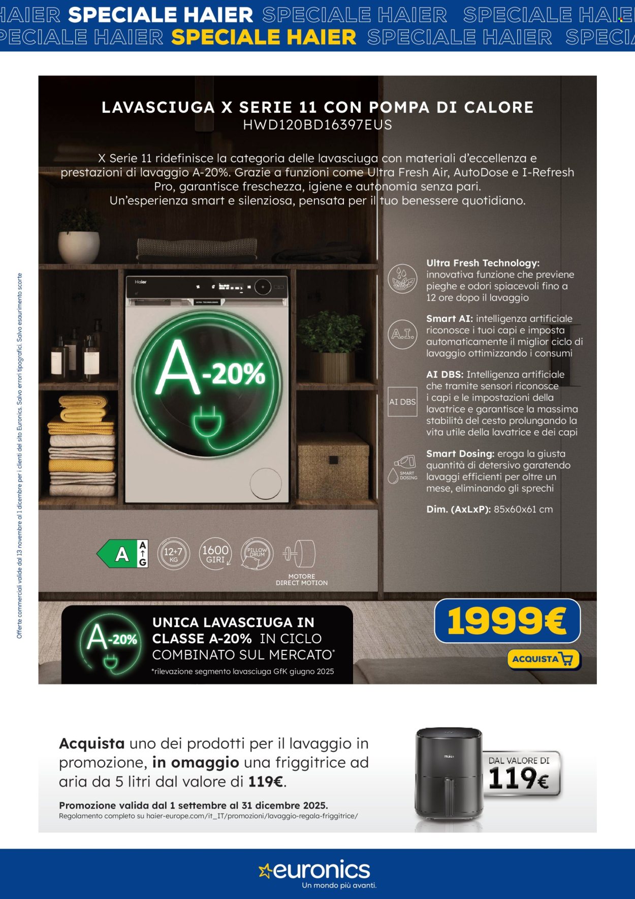 Volantino Euronics - 13/11/2025 - 1/12/2025. Pagina 3