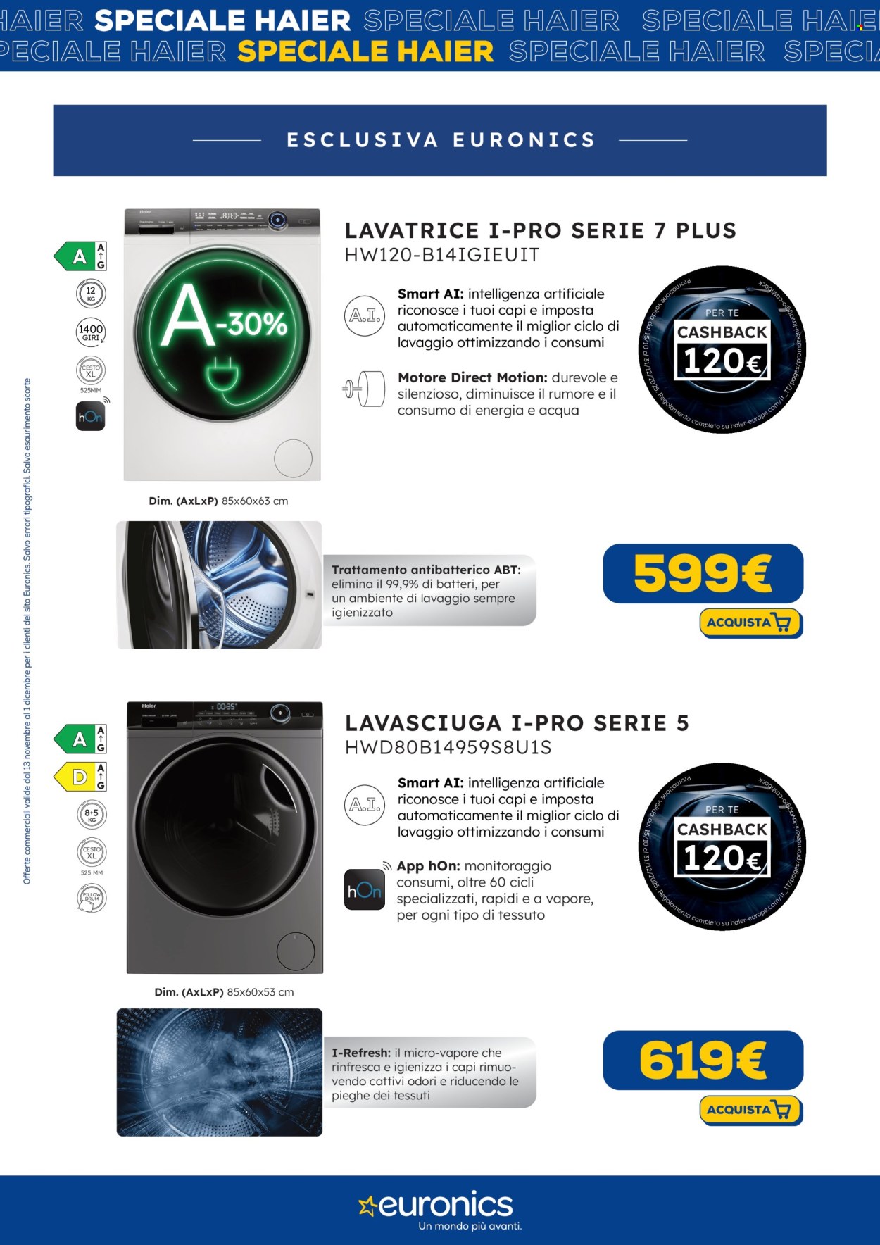 Volantino Euronics - 13/11/2025 - 1/12/2025. Pagina 7