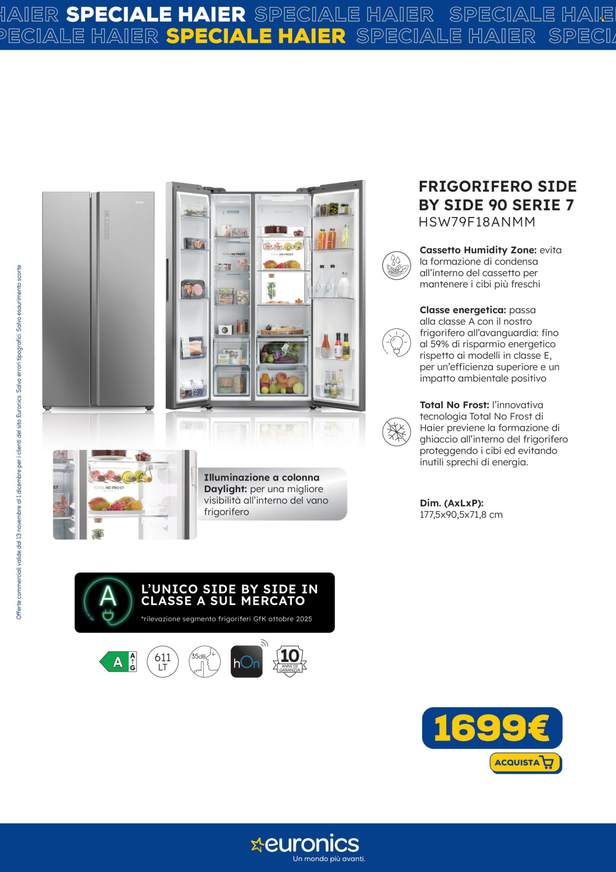 Volantino Euronics - 13/11/2025 - 1/12/2025. Pagina 9