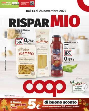 Volantino Coop - 13/11/2025 - 26/11/2025.