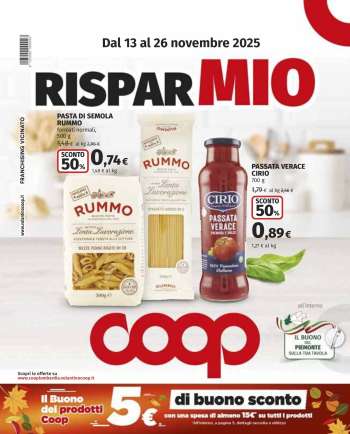 Volantino Coop - 13/11/2025 - 26/11/2025.
