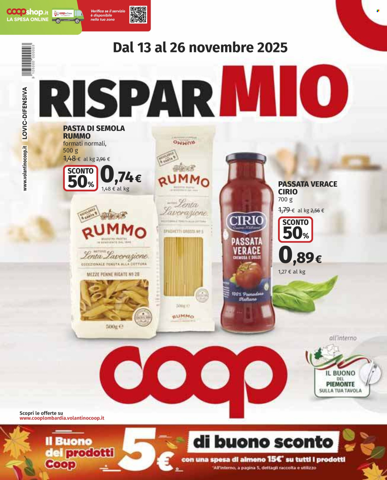Volantino Coop - 13/11/2025 - 26/11/2025. Pagina 1