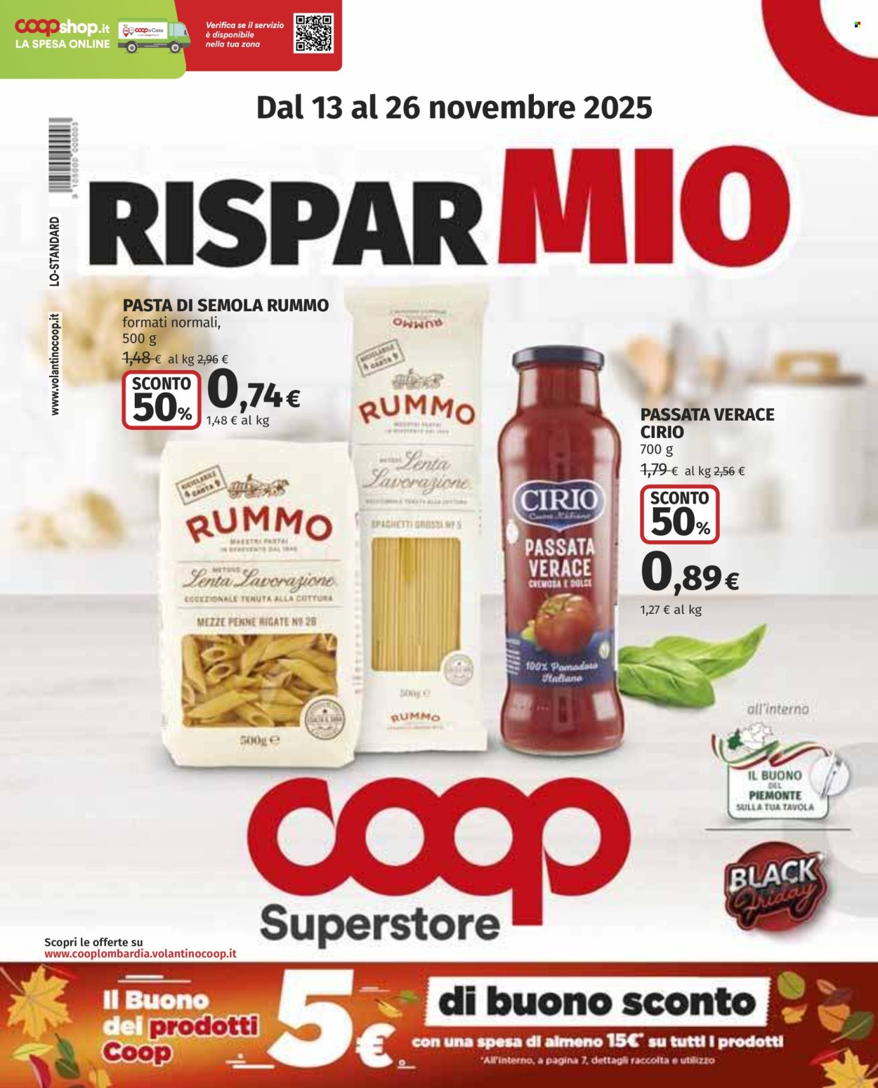Volantino Coop - 13/11/2025 - 26/11/2025. Pagina 1