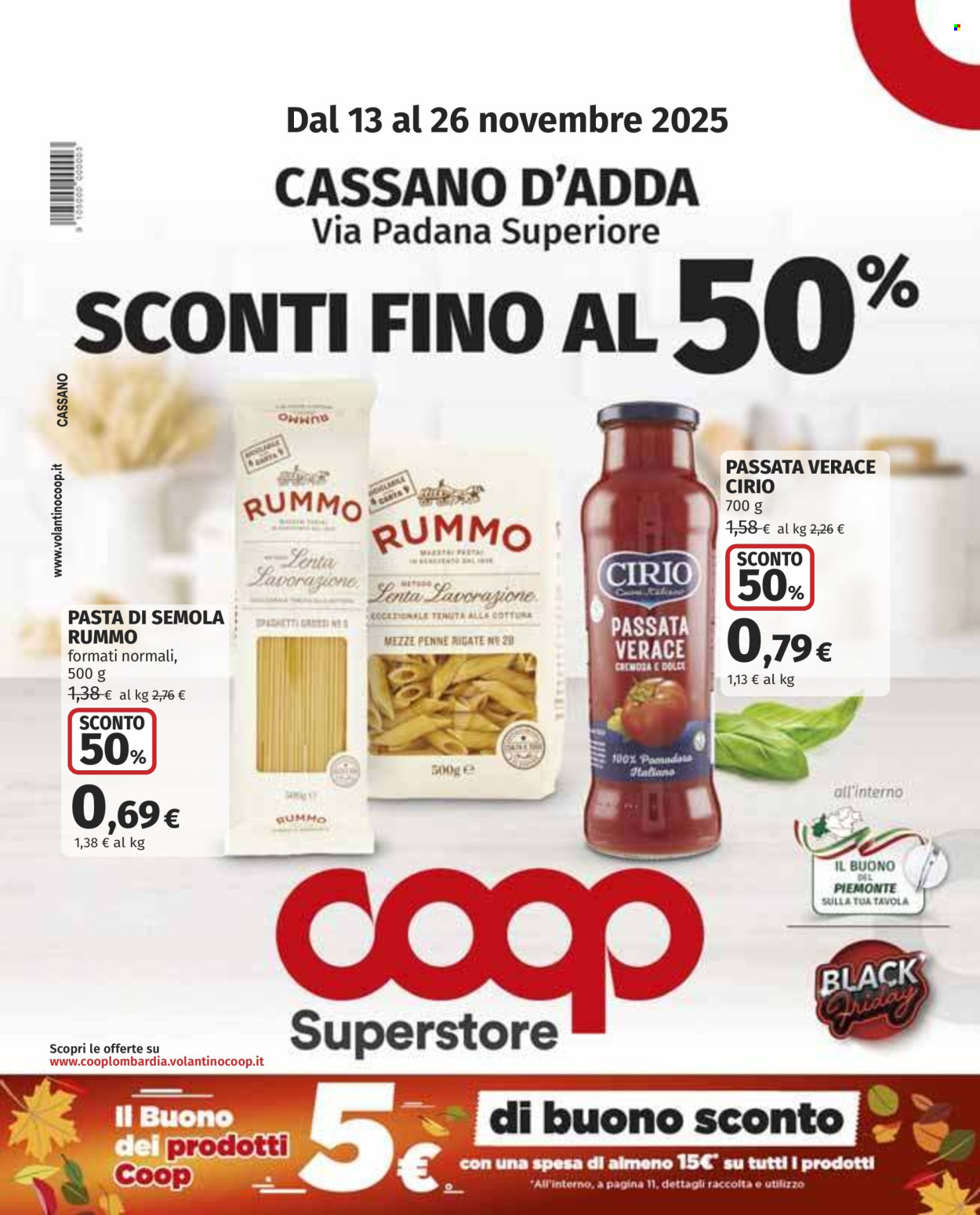 Volantino Coop - 13/11/2025 - 26/11/2025. Pagina 1