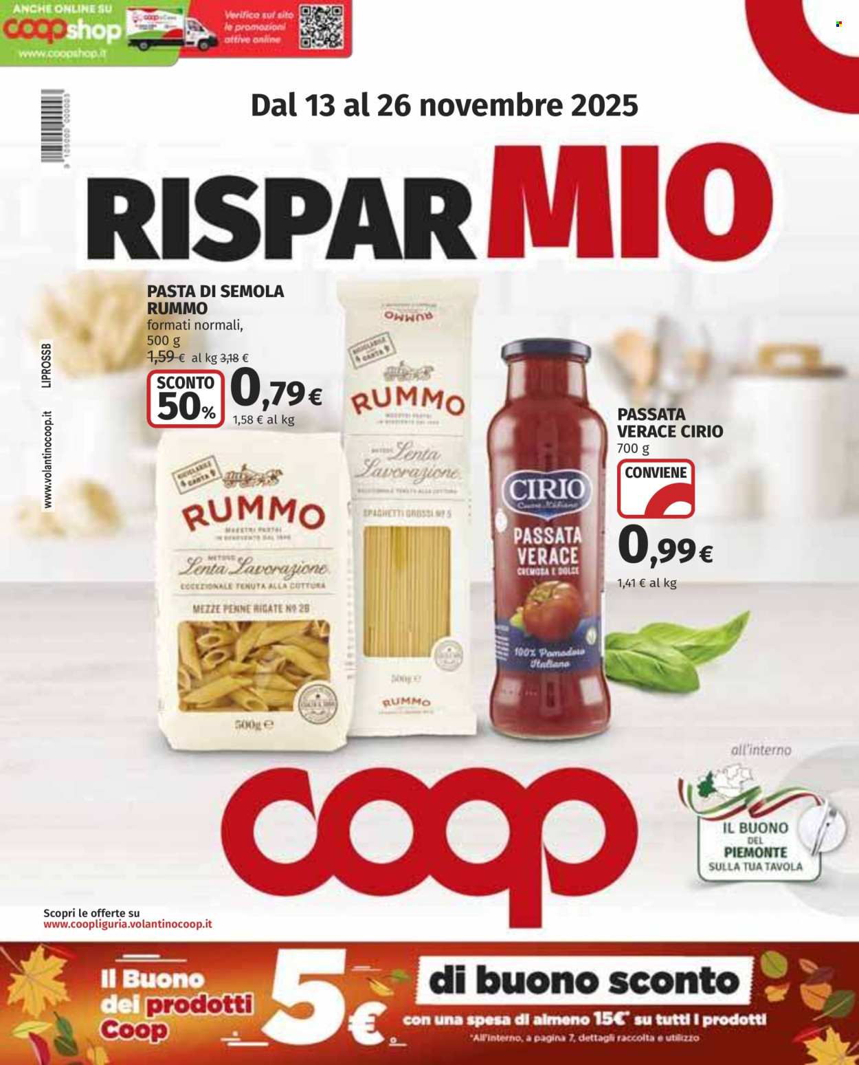 Volantino Coop - 13/11/2025 - 26/11/2025. Pagina 1