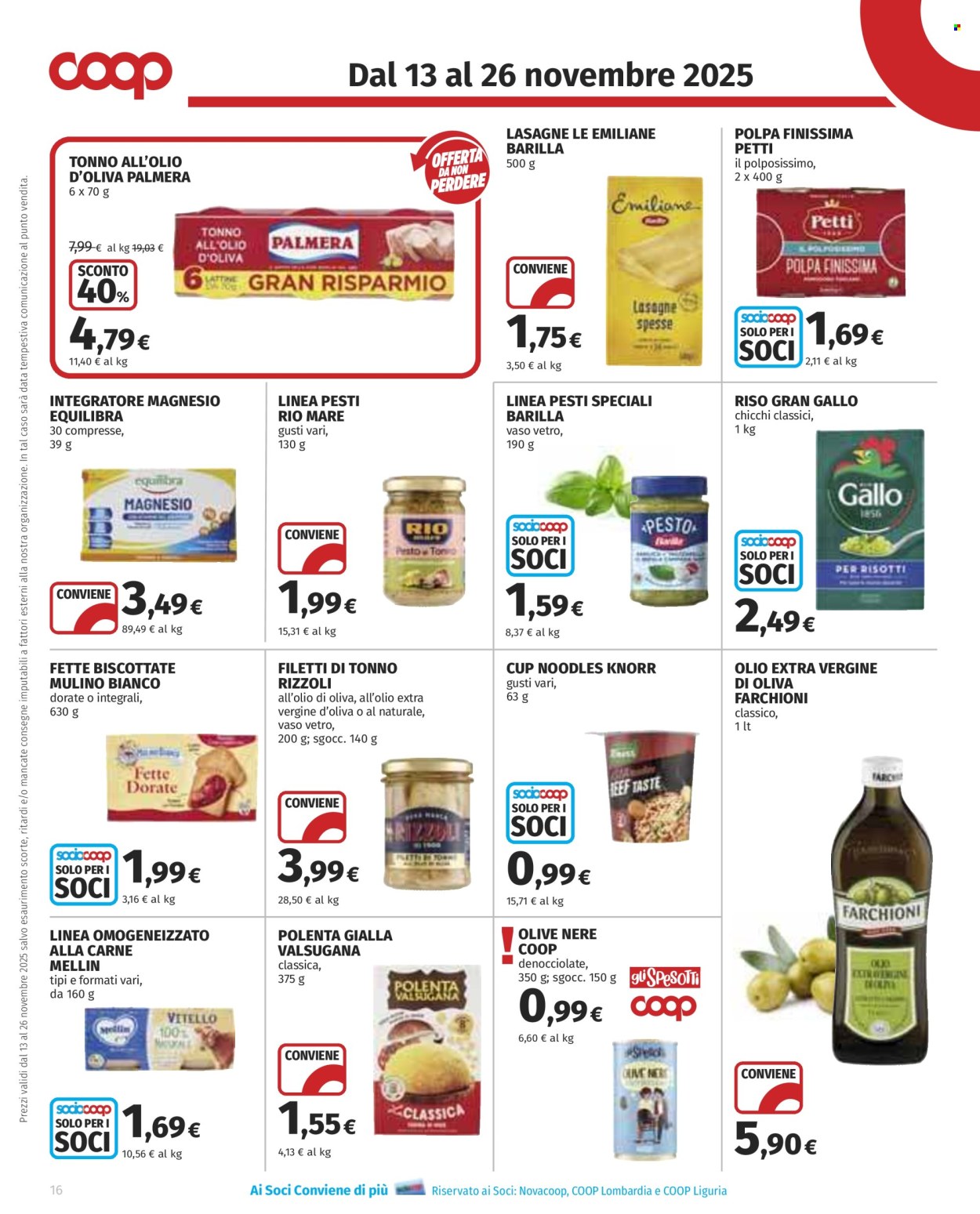 Volantino Coop - 13/11/2025 - 26/11/2025. Pagina 16