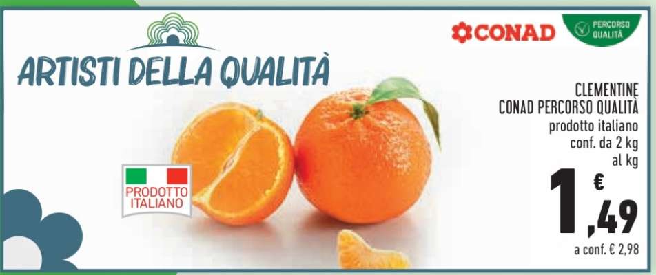 Clementine Conad Percorso Qualità