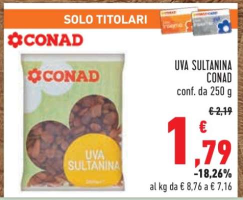 Uva Sultanina Conad