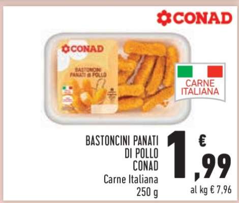 BASTONCINI PANATI DI POLLO CONAD