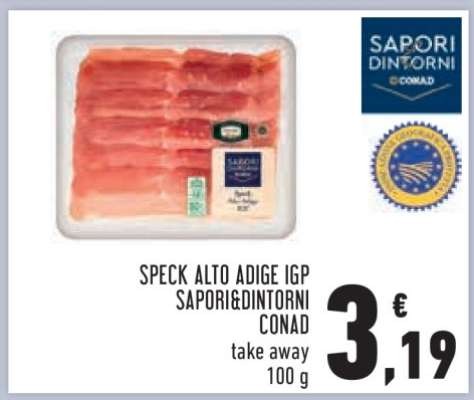 SPECK ALTO ADIGE IGP SAPORI&DINTORNI CONAD