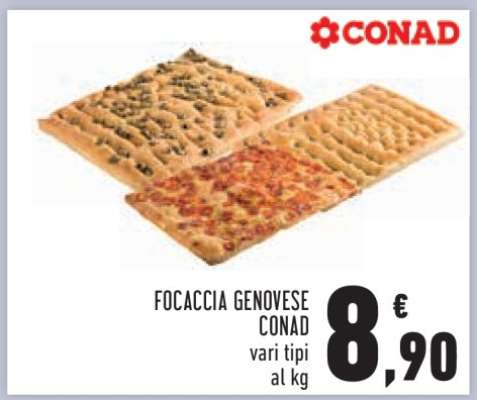 FOCACCIA GENOVESE CONAD