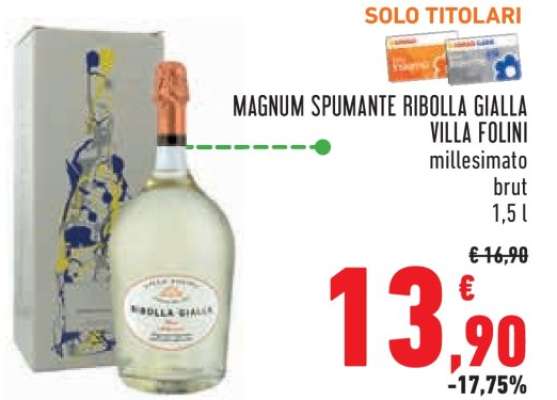 MAGNUM SPUMANTE RIBOLLA GIALLA VILLA FOLINI