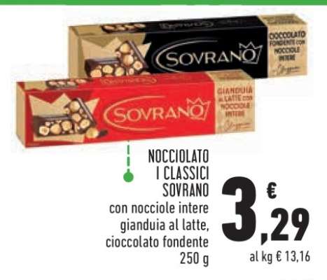 NOCCIOLATO I CLASSICI SOVRANO