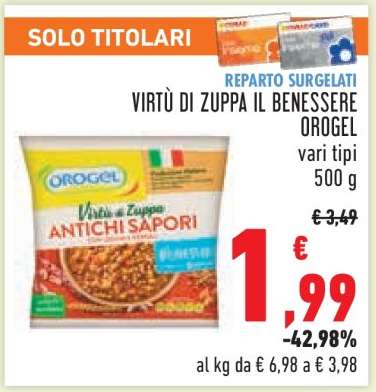 Virtù di Zuppa Il Benessere Orogel