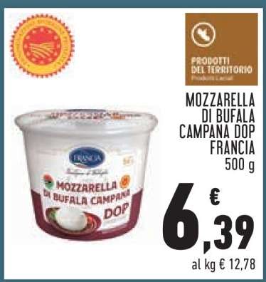 MOZZARELLA DI BUFALA CAMPANA DOP FRANCIA