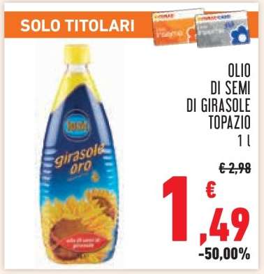 Olio di Semi di Girasole Topazio