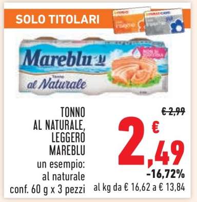 Mareblu Tonno al Naturale