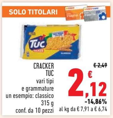 CRACKER TUC