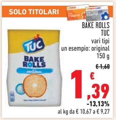 Bake Rolls TUC