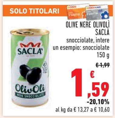 Olive Nere Olivoli Saclà