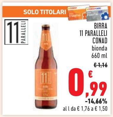 BIRRA 11 PARALLELI CONAD