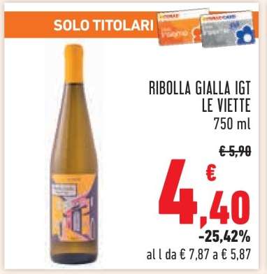 Ribolla Gialla IGT Le Viette