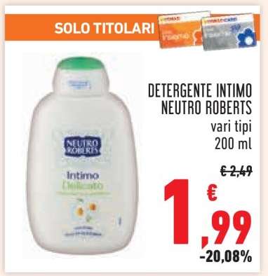 DETERGENTE INTIMO NEUTRO ROBERTS
