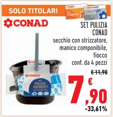 SET PULIZIA CONAD