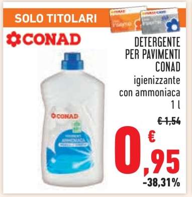 DETERGENTE PER PAVIMENTI CONAD