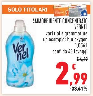 Ammorbidente Concentrato Vernel