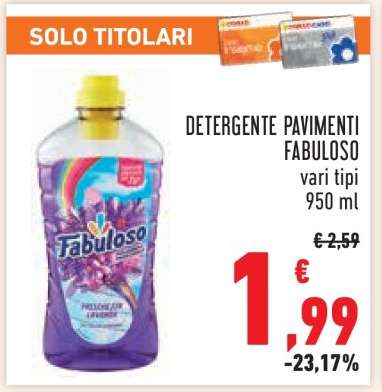 Detergente Pavimenti Fabuloso