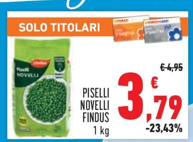 Piselli Novelli Findus