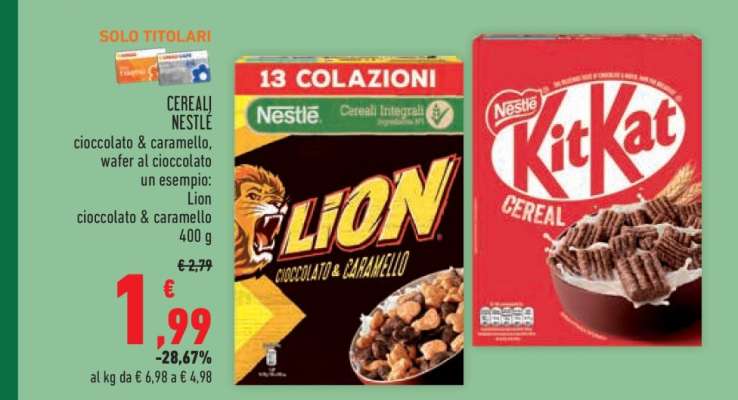 Lion cioccolato & caramello