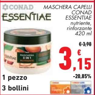 MASCHERA CAPELLI CONAD ESSENTIAE