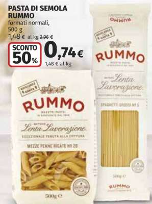 PASTA DI SEMOLA RUMMO