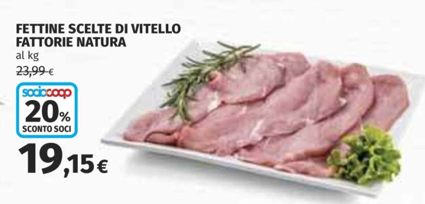 Fettine Scelte di Vitello Fattorie Natura