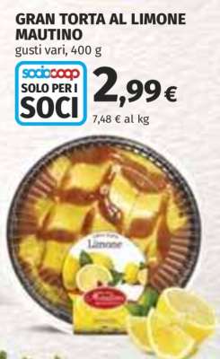 GRAN TORTA AL LIMONE MAUTINO